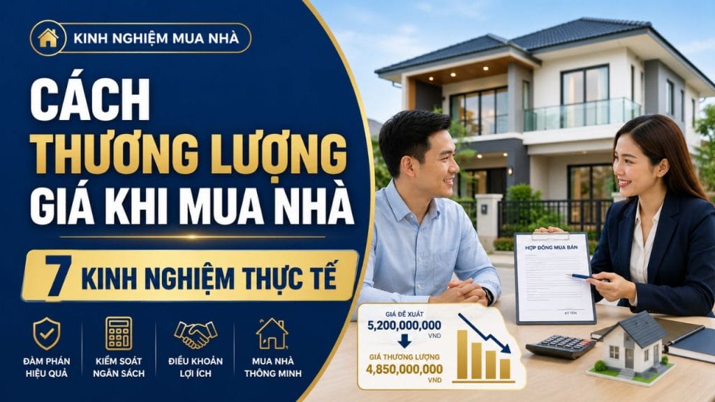 Cách thương lượng giá khi mua nhà hiệu quả
