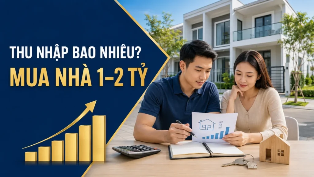 Thu nhập bao nhiêu thì mua được nhà 1–2 tỷ năm 2026